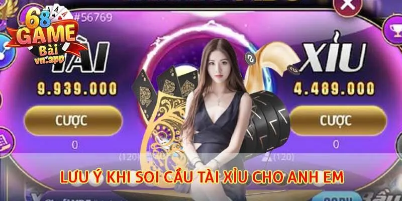 Những lưu ý khi soi cầu tài xỉu cho anh em