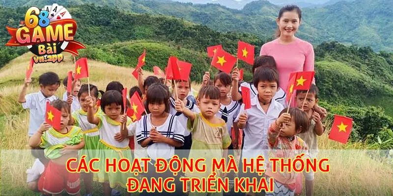 Các hoạt động mà hệ thống đang triển khai