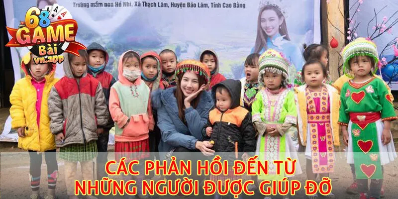 Phản hồi đến từ những người được giúp đỡ
