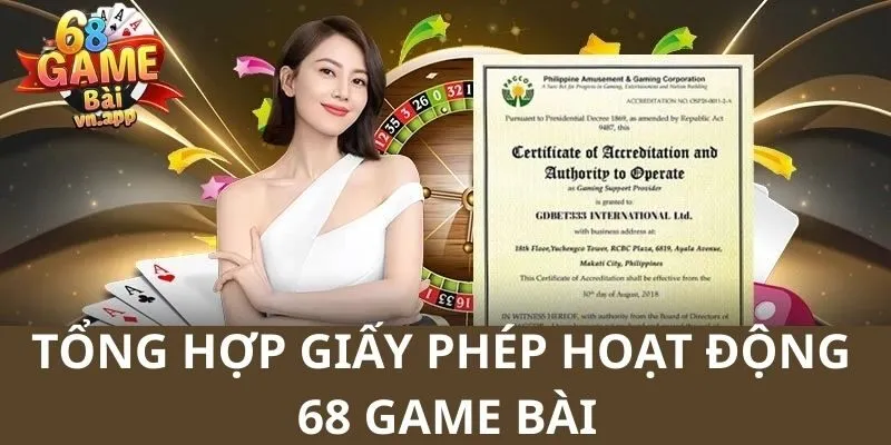Tổng hợp ngay những giấy phép hoạt động do nhà cái sở hữu